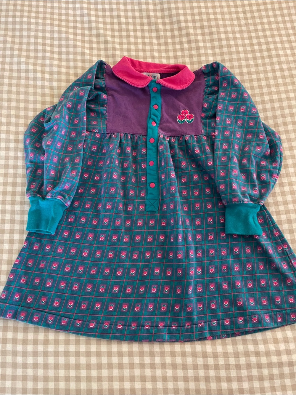 Vintage Rainbow Tag Gymboree floral dress